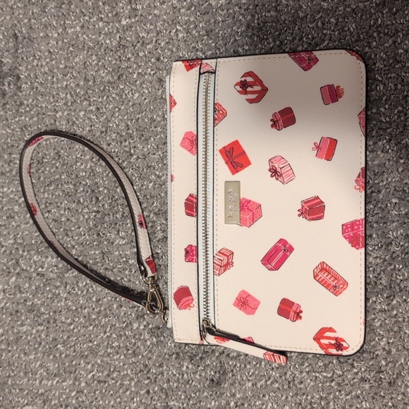 Kate Spade New Pink Gifts Double Zip Wristlet - Picture 3 of 7
